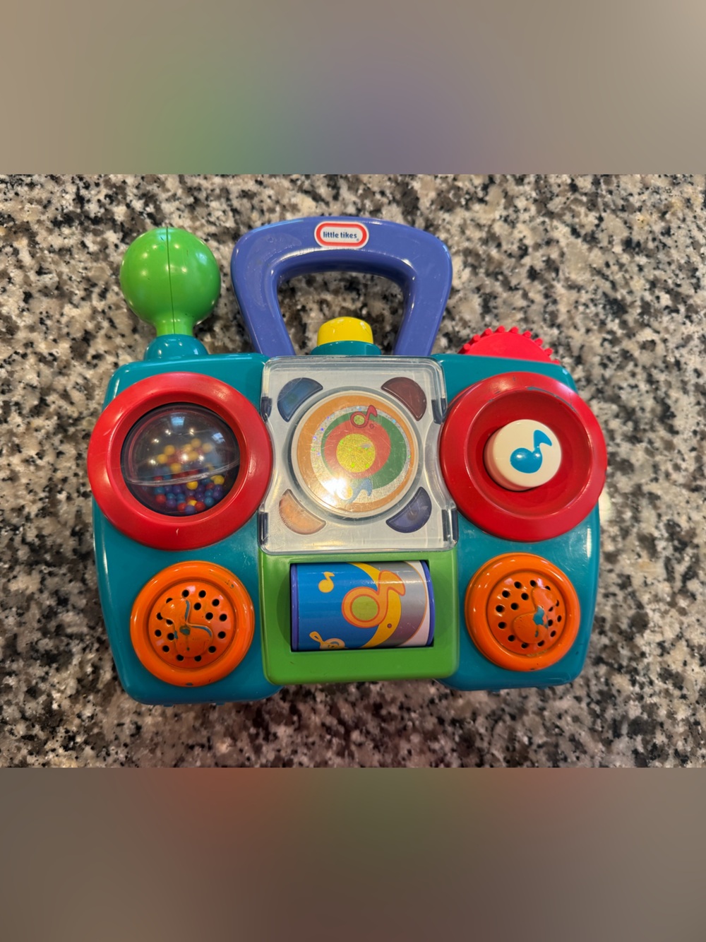 Little tikes vintage Colorful Musical Activity Toy - Blue/Red/Green